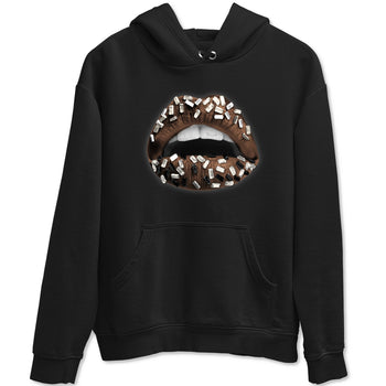 AJ12 Baroque Brown shirts to match jordans Lips Jewel best t shirts to wear with jordans SoleFly x Jordan 12 Baroque Brown match shoes to clothes SNRT Sneaker Tees unisex cotton Black 2 shirts