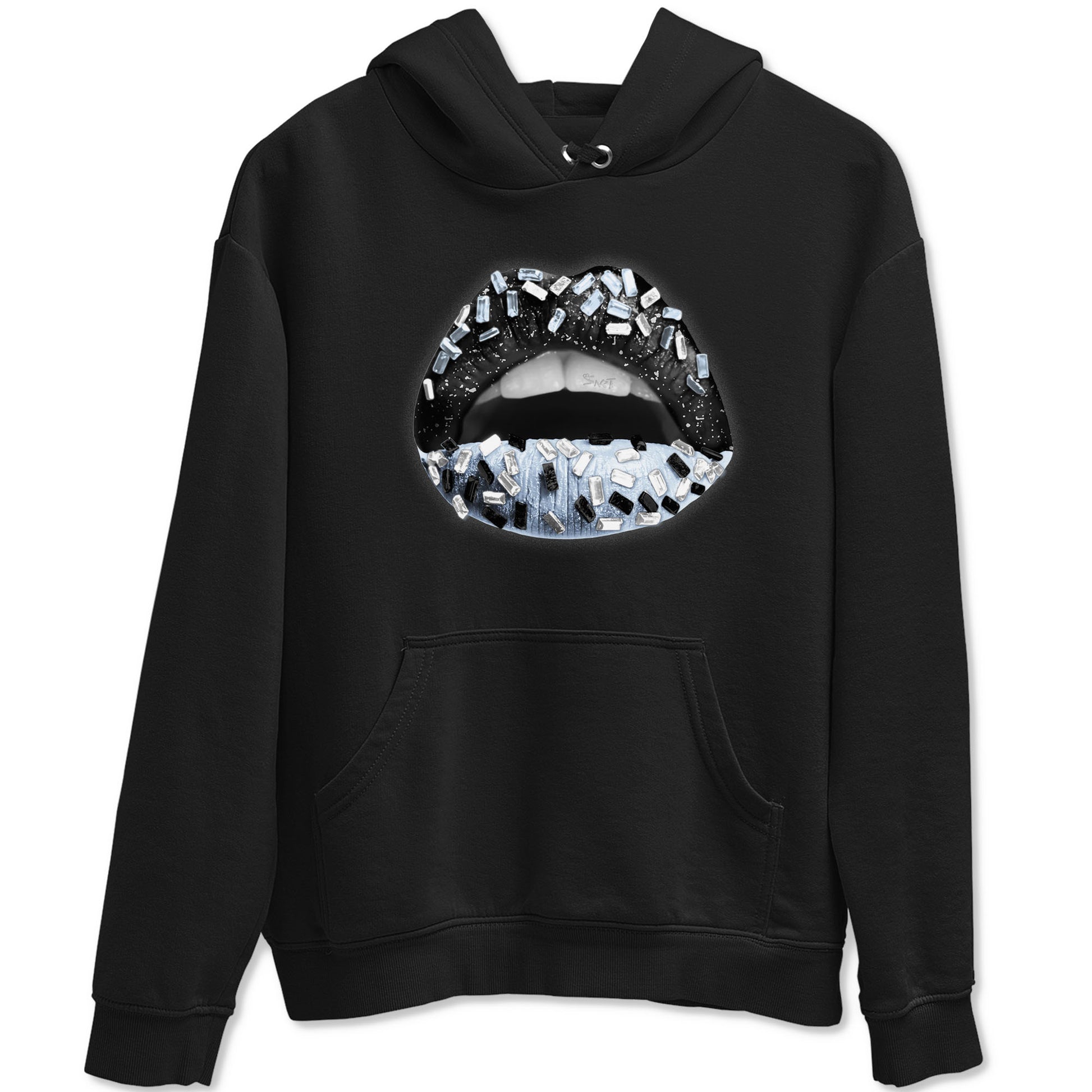 AJ6 White Black shirts to match jordans Lips Jewel sneaker match tees Air Jordan 6 White Black SNRT Sneaker Tees streetwear brand Black 2 unisex cotton tee