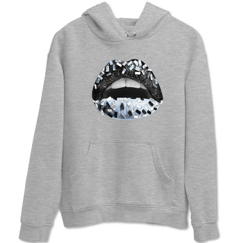 AJ6 White Black shirts to match jordans Lips Jewel sneaker match tees Air Jordan 6 White Black SNRT Sneaker Tees streetwear brand Heather Grey 2 unisex cotton tee