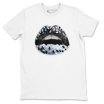 AJ6 White Black shirts to match jordans Lips Jewel sneaker match tees Air Jordan 6 White Black SNRT Sneaker Tees streetwear brand White 2 unisex cotton tee