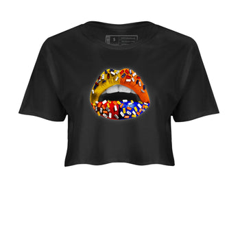 Dunk What The t shirts to match sneakers Lips Jewel sneaker match tees Dunk Low CO.JP What The shirt SNRT Sneaker Tees unisex cotton Black 2 crop tee