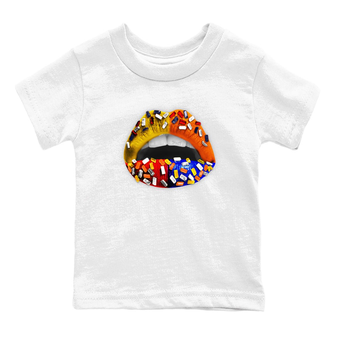 Dunk What The t shirts to match sneakers Lips Jewel sneaker match tees Dunk Low CO.JP What The shirt SNRT Sneaker Tees Youth Baby White 2 tee