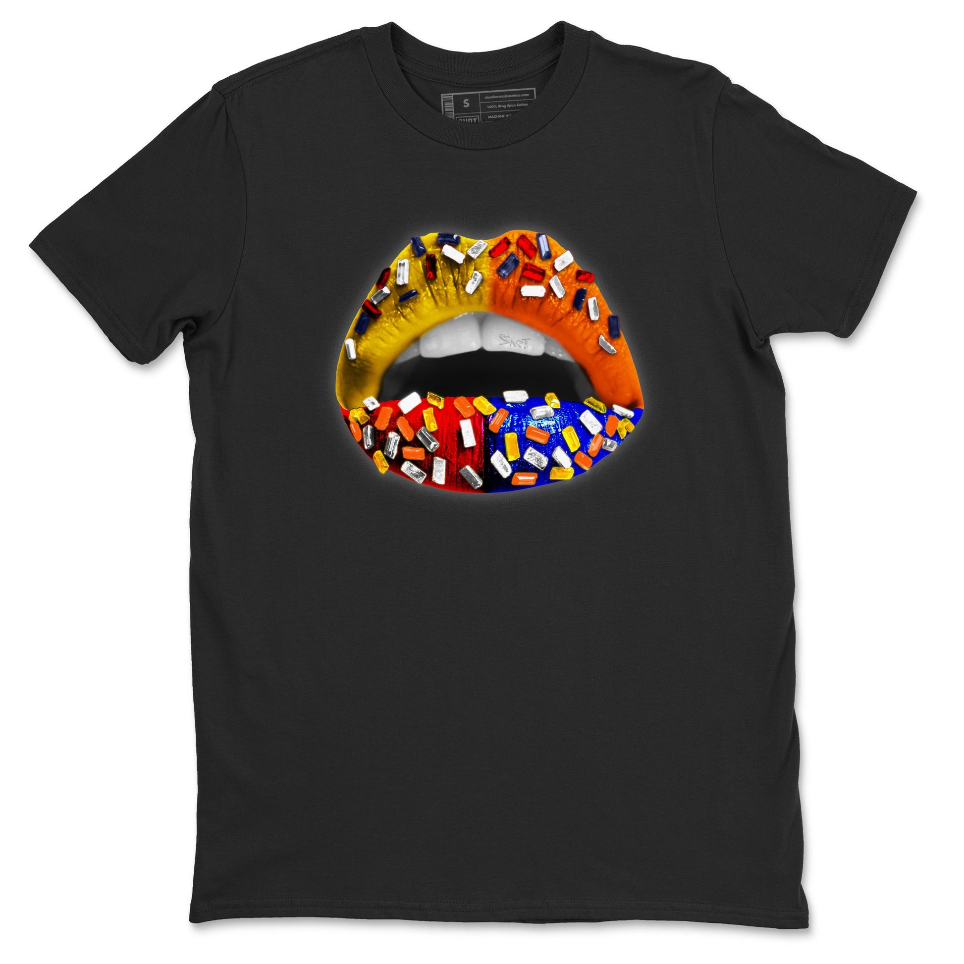 Dunk What The t shirts to match sneakers Lips Jewel sneaker match tees Dunk Low CO.JP What The shirt SNRT Sneaker Tees unisex cotton Black 2 shirts