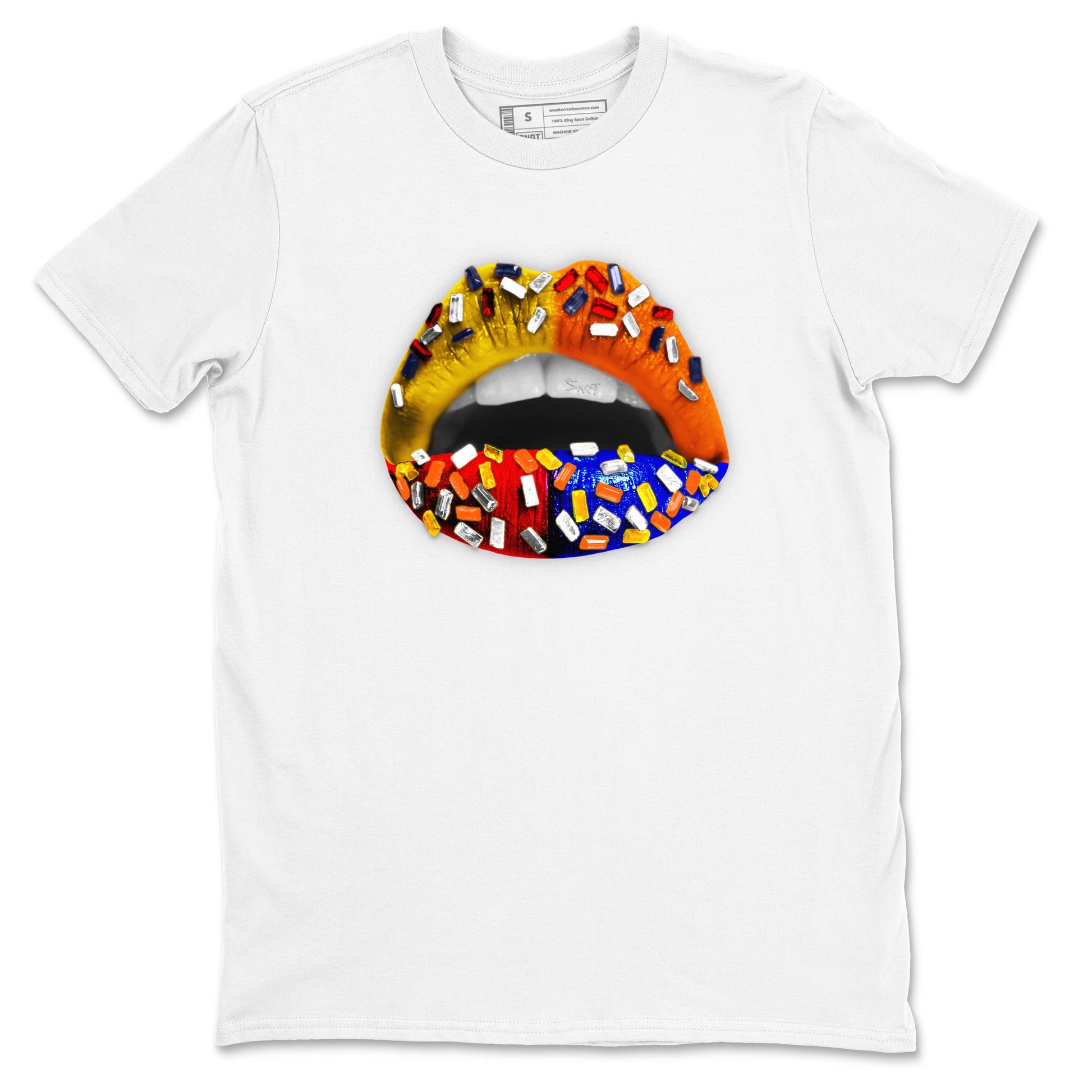Dunk What The t shirts to match sneakers Lips Jewel sneaker match tees Dunk Low CO.JP What The shirt SNRT Sneaker Tees unisex cotton White 2 shirts