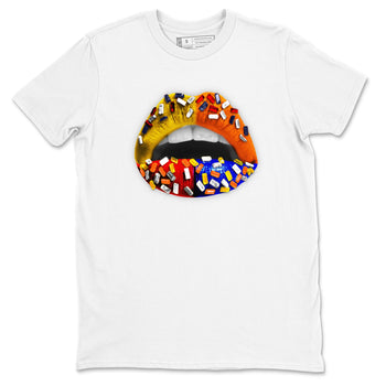 Dunk What The t shirts to match sneakers Lips Jewel sneaker match tees Dunk Low CO.JP What The shirt SNRT Sneaker Tees unisex cotton White 2 shirts