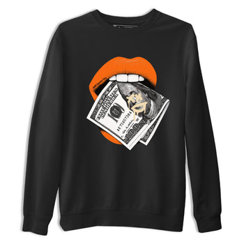 Lips Money sneaker match t-shirt styled to complete your fit with the Air Jordan 3 Starfish sneakers, shown in Black 2.