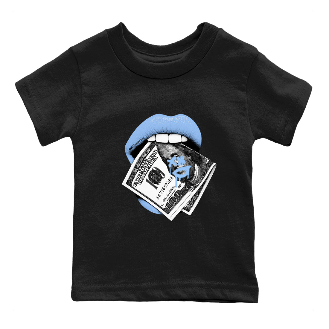 AJ4 Forget Me Not best t-shirt for sneakerheads family Lips Money sneaker match tees Air Jordan 4 Forget Me Not graphic sneaker matching shirts SNRT Sneaker Tees Youth Baby Black 2 tee