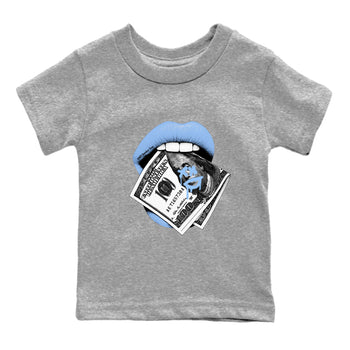 AJ4 Forget Me Not best t-shirt for sneakerheads family Lips Money sneaker match tees Air Jordan 4 Forget Me Not graphic sneaker matching shirts SNRT Sneaker Tees Youth Baby Heather Grey 2 tee
