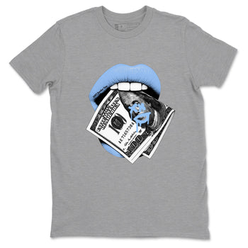 AJ4 Forget Me Not best t-shirt for sneakerheads family Lips Money sneaker match tees Air Jordan 4 Forget Me Not graphic sneaker matching shirts SNRT Sneaker Tees unisex cotton Heather Grey 2 shirts