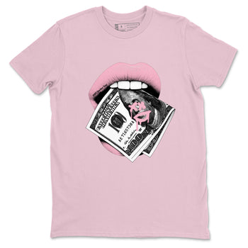 Sneaker Threads – Sneaker Threads To Match Air Jordan 5 35th Anniversary Shoes – Lips Money Tee Pink 2