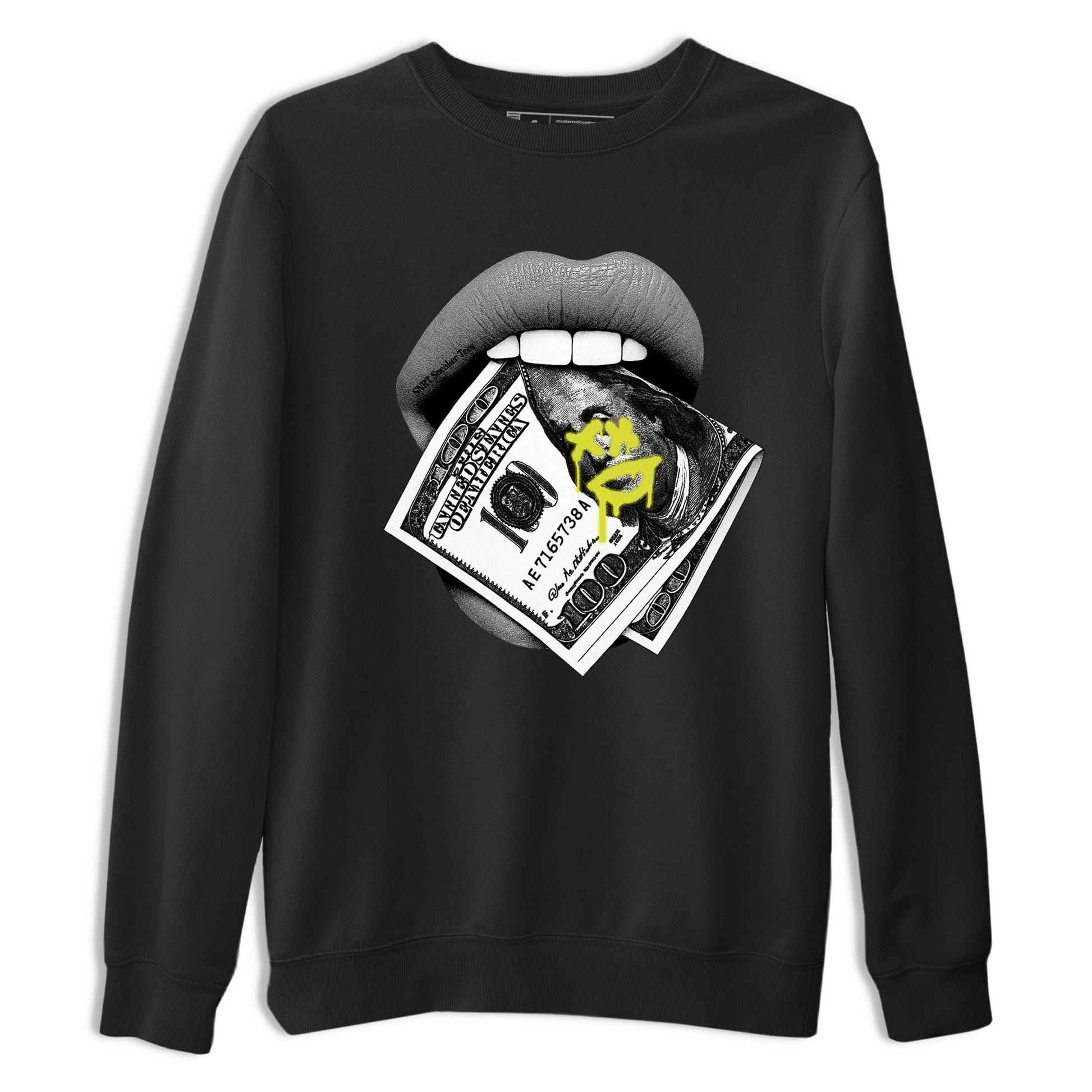 Lips Money sneaker match t-shirt styled to complete your fit with the Air Max 90 Cyber sneakers, shown in Black 2.