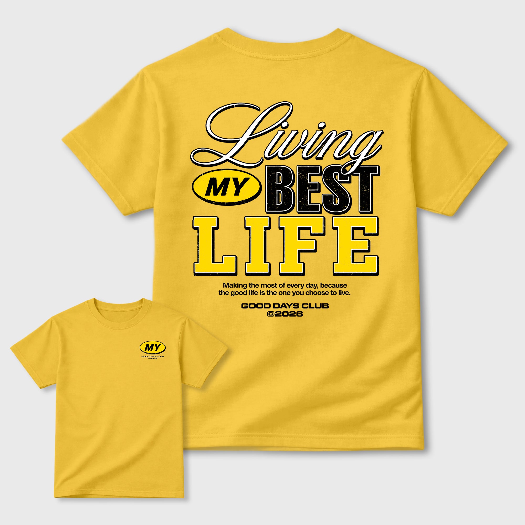 Living My Best Life Graphic T-Shirt featuring original streetwear artwork designed to match the . Daisy Graphic T-Shirt.