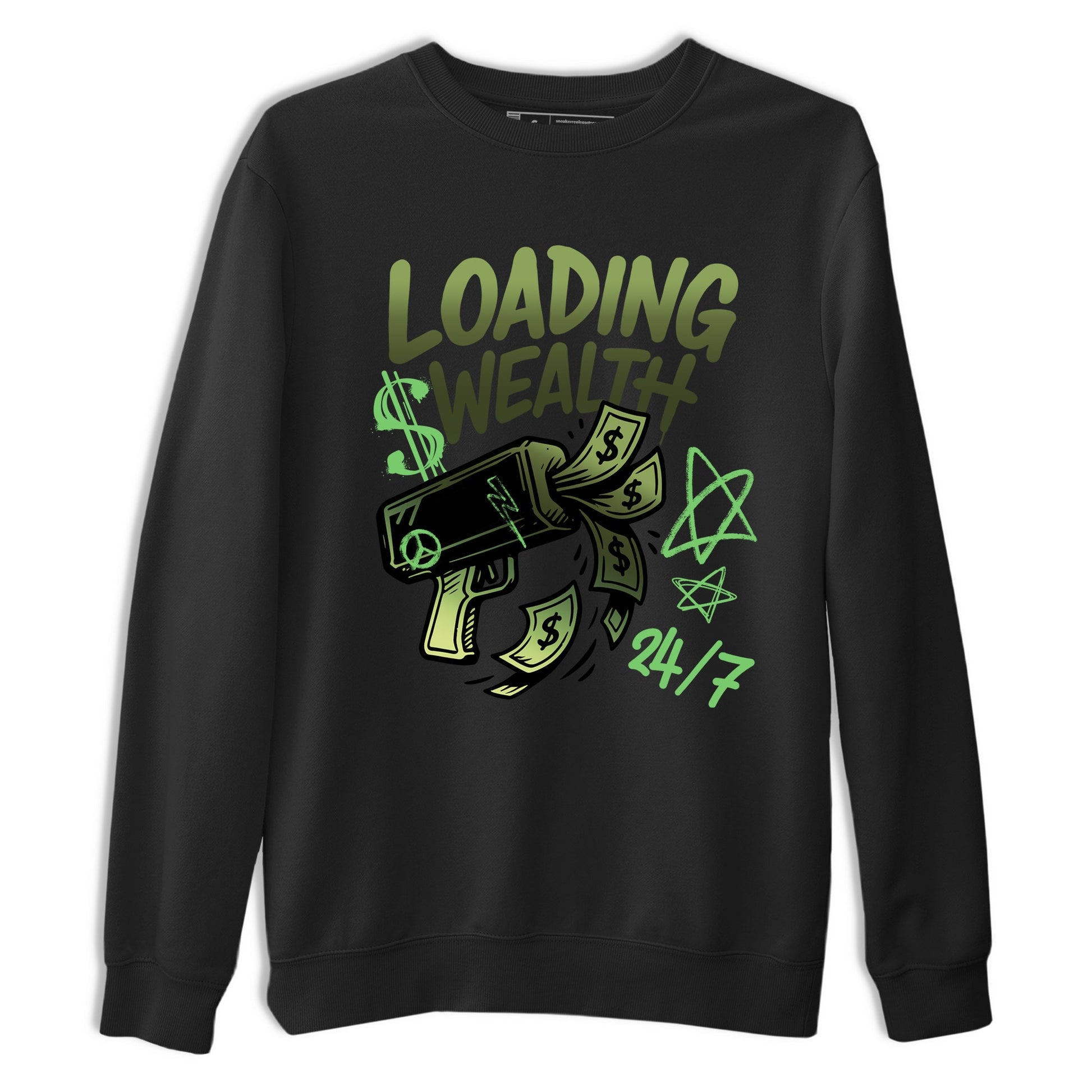 Best Christmas gifts for sneakerheads - Sneaker Tees To Match Air Foamposite One Pine Green Sneakers – Loading Wealth Tee Black 2