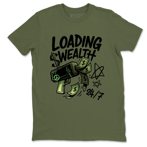 Best Christmas gifts for sneakerheads - Sneaker Tees To Match Air Foamposite One Pine Green Sneakers – Loading Wealth Tee Military Green 2