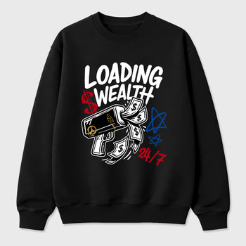 Sneaker match tees – Sneaker Tees To Match Air Jordan 1 Union x Fragment Shoes – Loading Wealth Tee Black 2