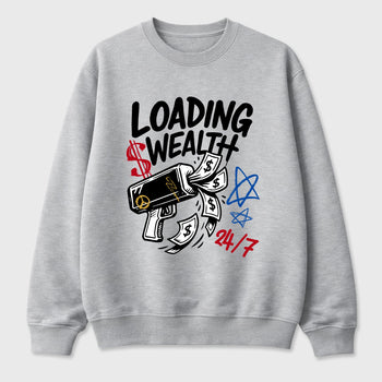 Sneaker match tees – Sneaker Tees To Match Air Jordan 1 Union x Fragment Shoes – Loading Wealth Tee Heather Grey 2