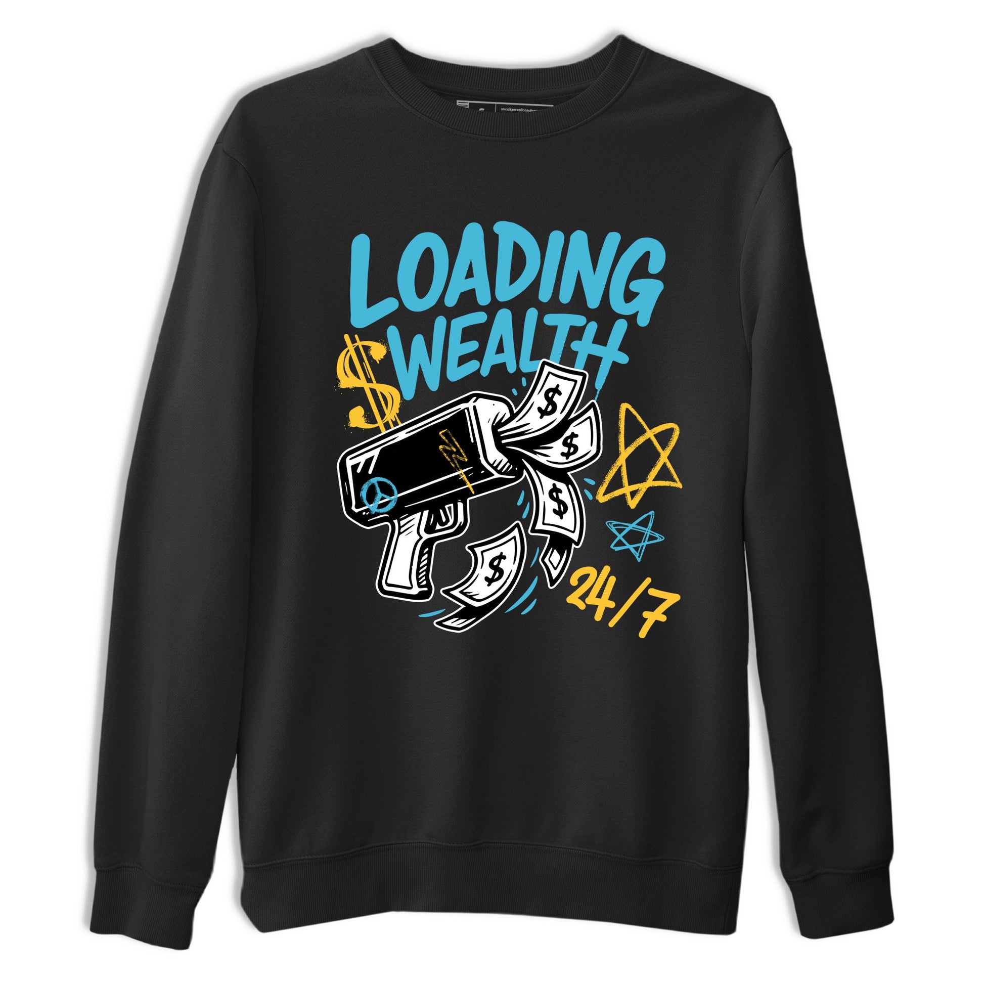 Sneaker match tees – Sneaker Tees To Match Air Jordan 11 Gamma Shoes – Loading Wealth Tee Black 2