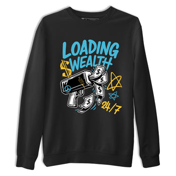 Sneaker match tees – Sneaker Tees To Match Air Jordan 11 Gamma Shoes – Loading Wealth Tee Black 2
