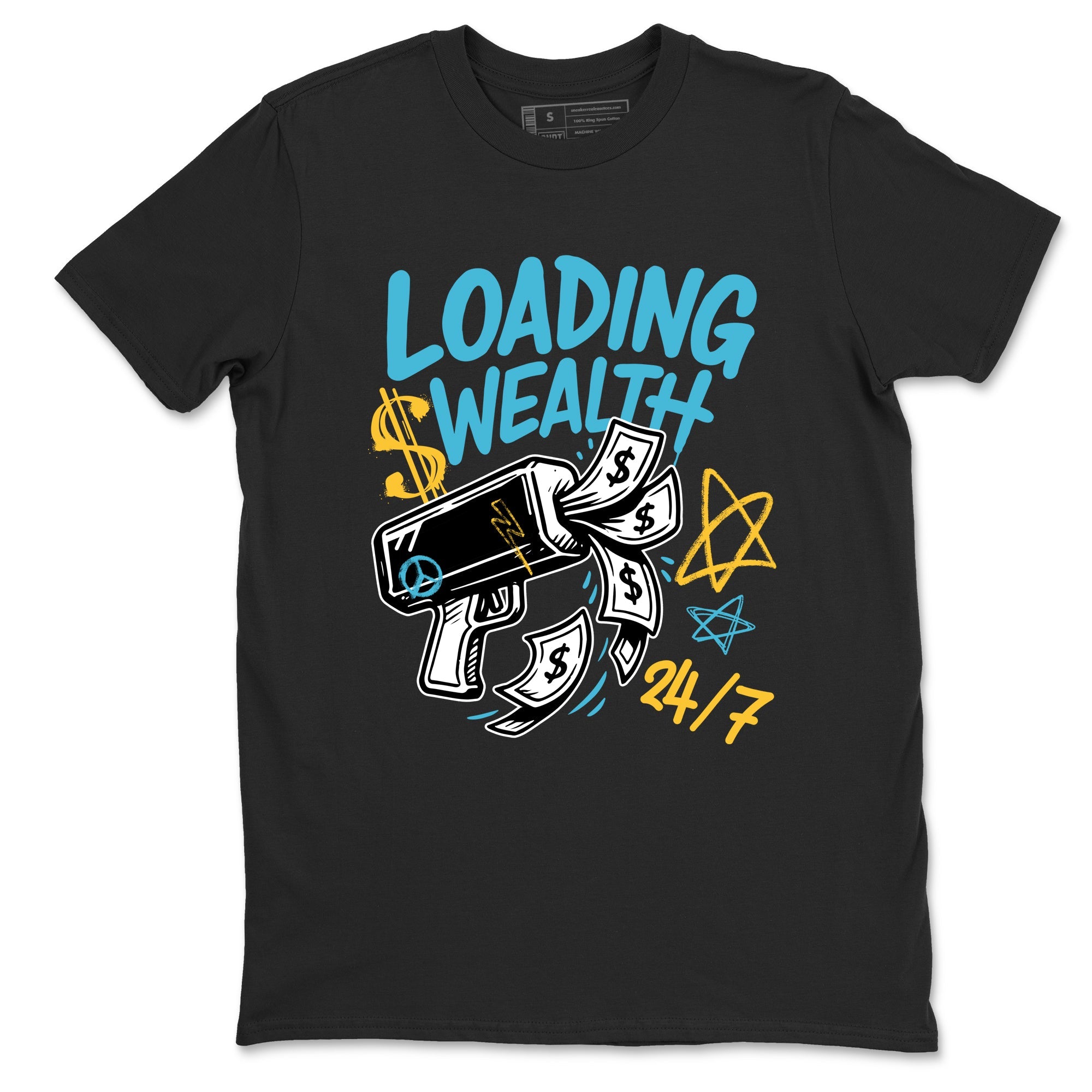 Sneaker match tees – Sneaker Tees To Match Air Jordan 11 Gamma Shoes – Loading Wealth Tee Black 2