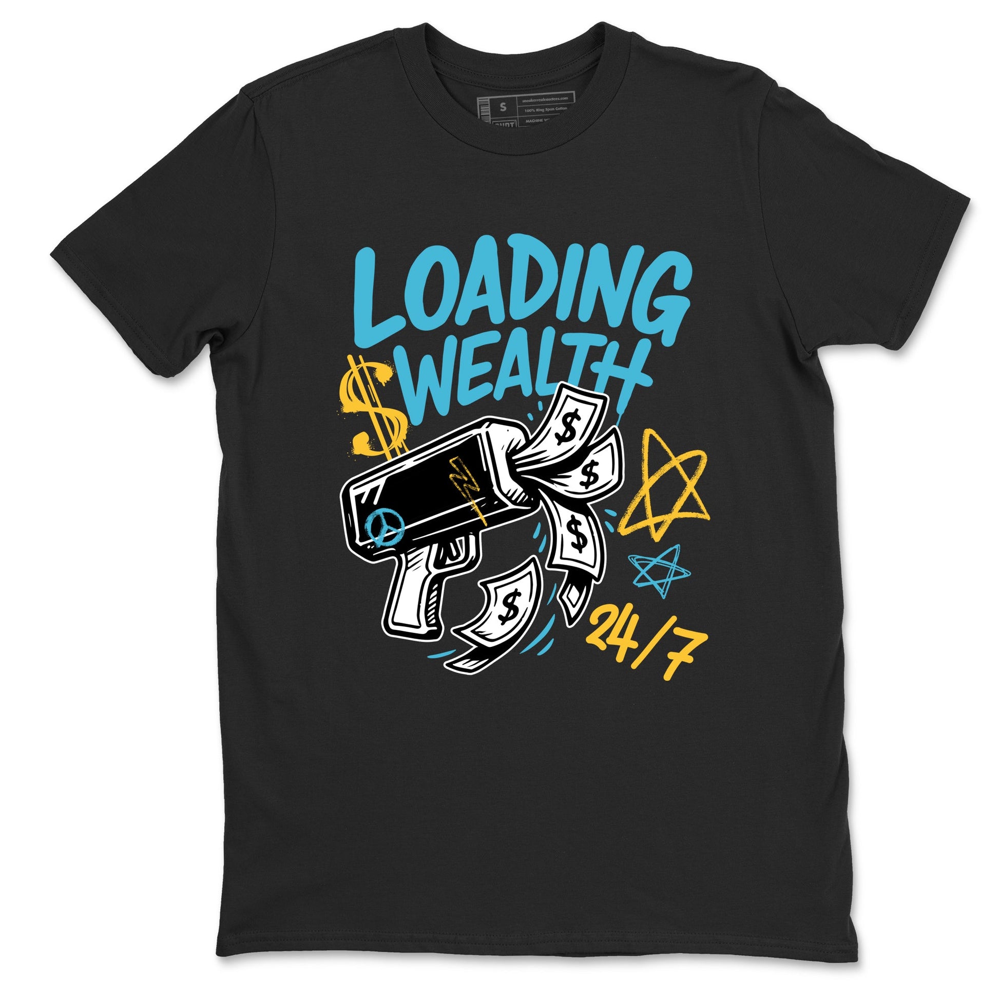 Sneaker match tees – Sneaker Tees To Match Air Jordan 11 Gamma Shoes – Loading Wealth Tee Black 2