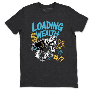 Sneaker match tees – Sneaker Tees To Match Air Jordan 11 Gamma Shoes – Loading Wealth Tee Charcoal Heather 2