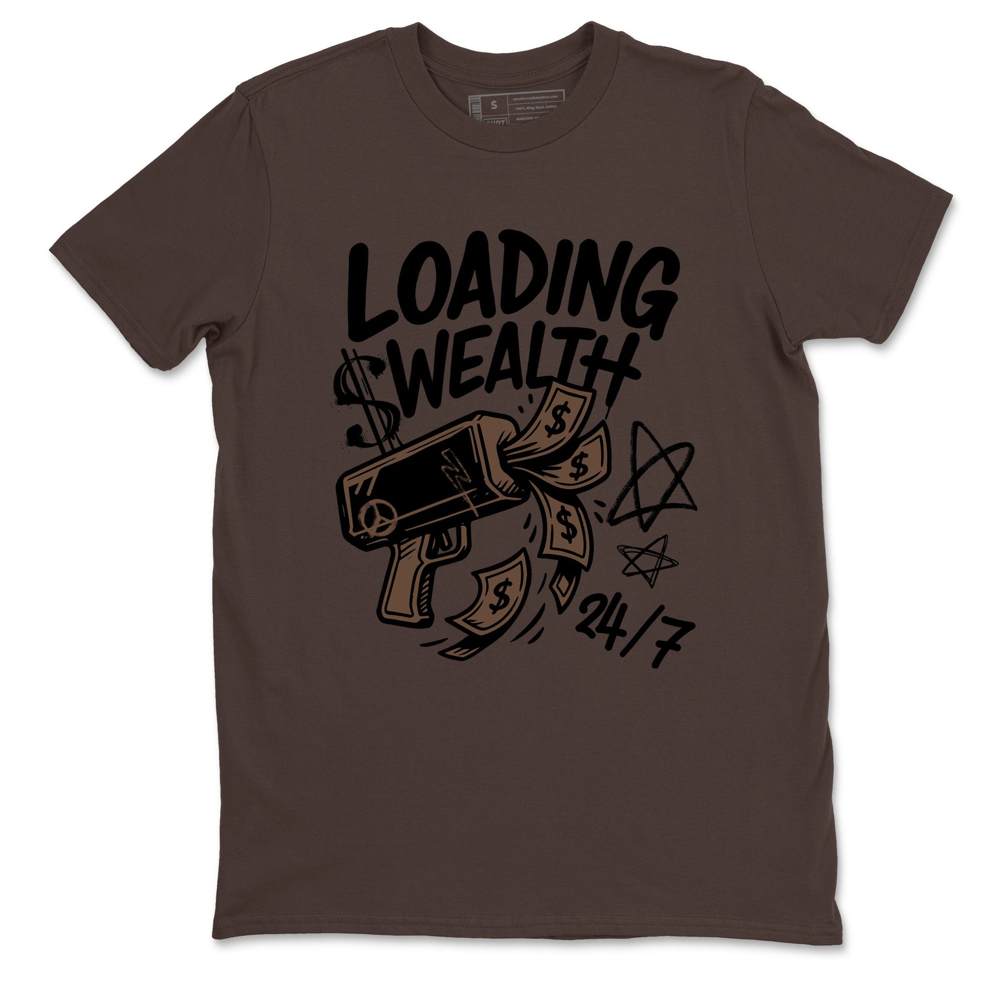 Sneaker match tees – Sneaker Tees To Match Air Jordan 4 A Ma Maniere x Dark Mocha Shoes – Loading Wealth Tee Dark Chocolate 2
