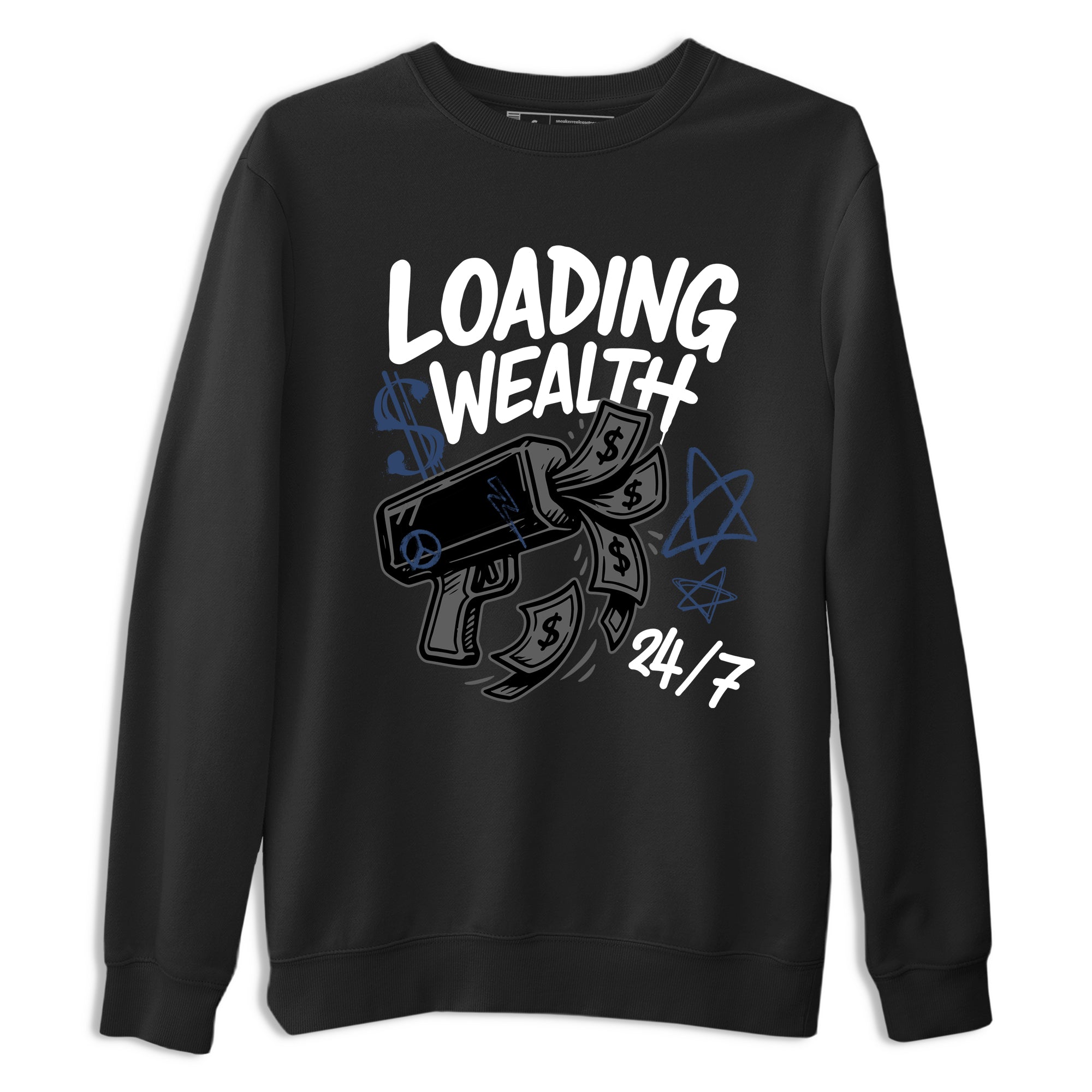 Sneaker match tees – Sneaker Tees To Match Air Jordan 9 Flint Grey Shoes – Loading Wealth Tee Black 2