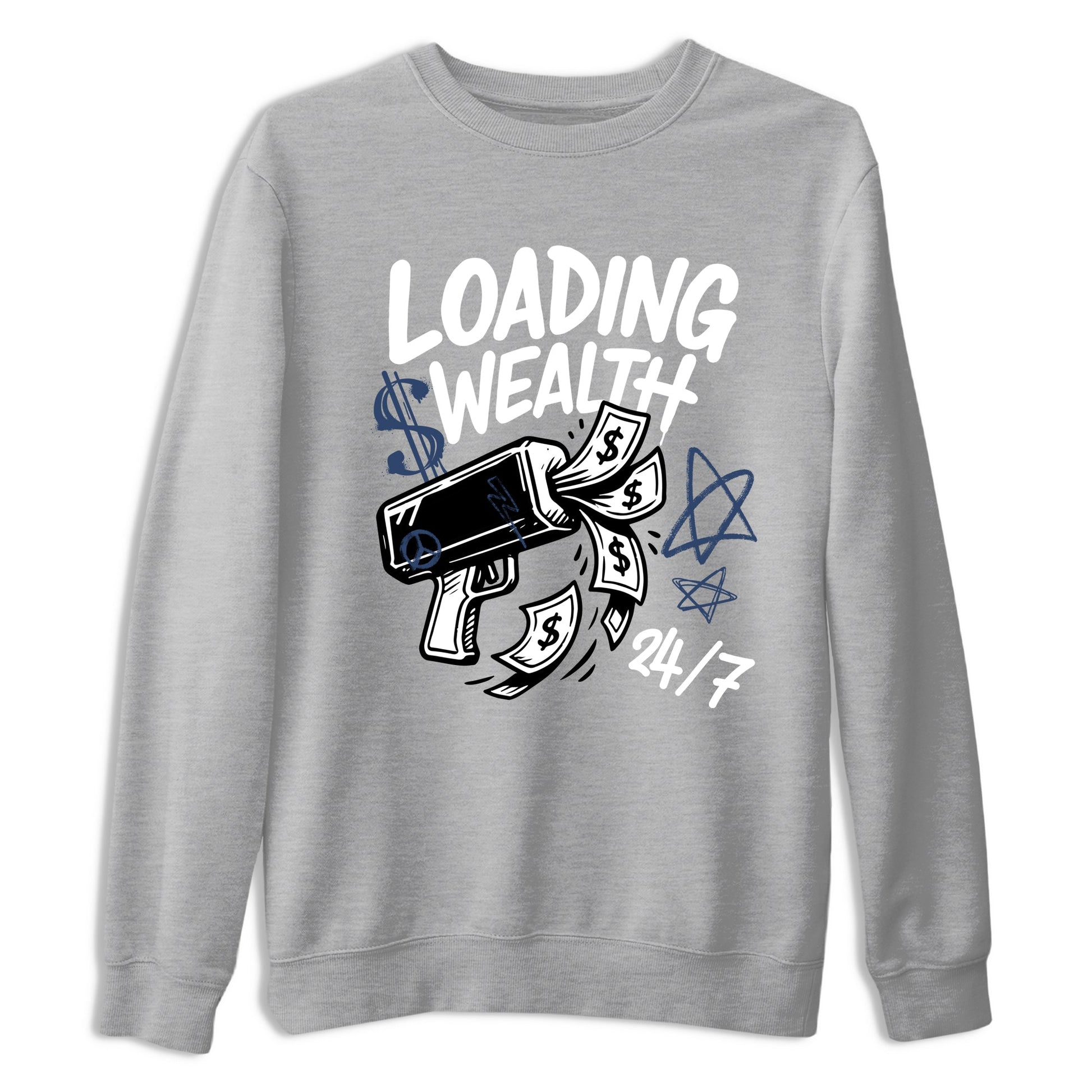 Sneaker match tees – Sneaker Tees To Match Air Jordan 9 Flint Grey Shoes – Loading Wealth Tee Heather Grey 2