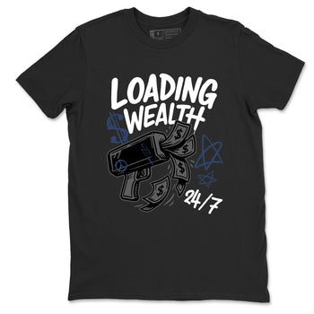Sneaker match tees – Sneaker Tees To Match Air Jordan 9 Flint Grey Shoes – Loading Wealth Tee Black 2