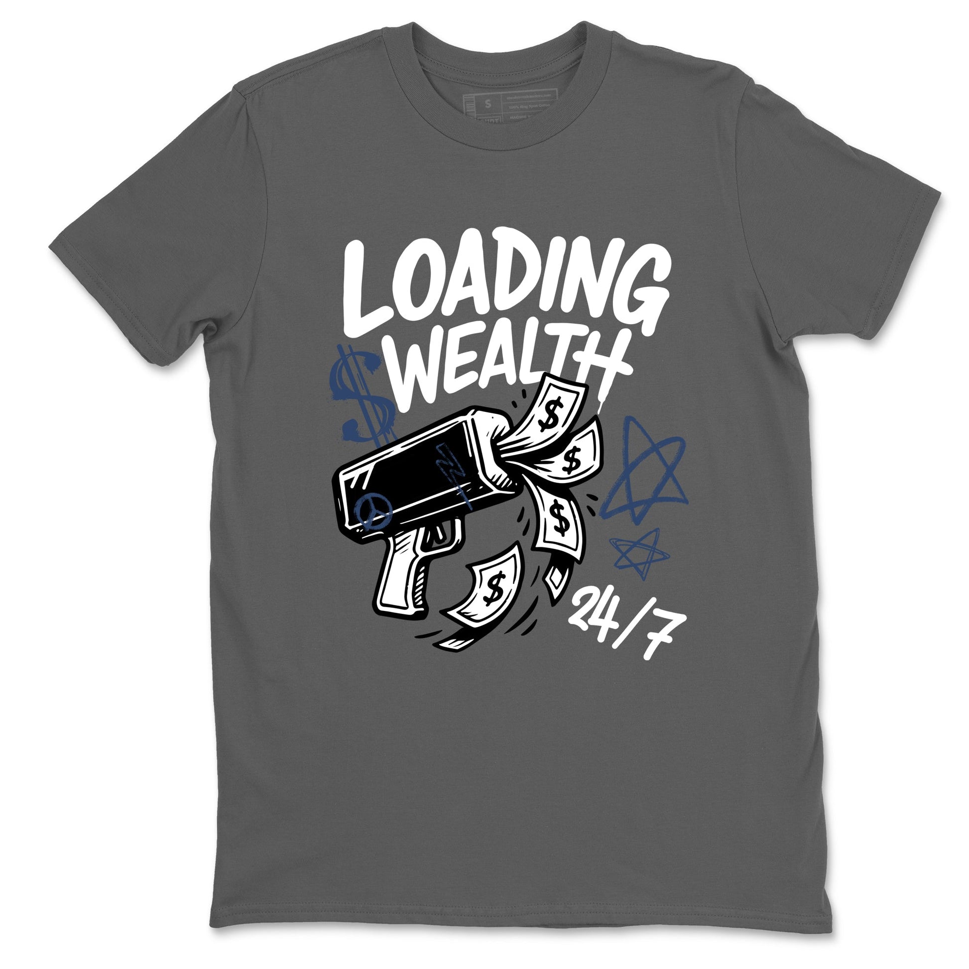 Sneaker match tees – Sneaker Tees To Match Air Jordan 9 Flint Grey Shoes – Loading Wealth Tee Cool Grey 2