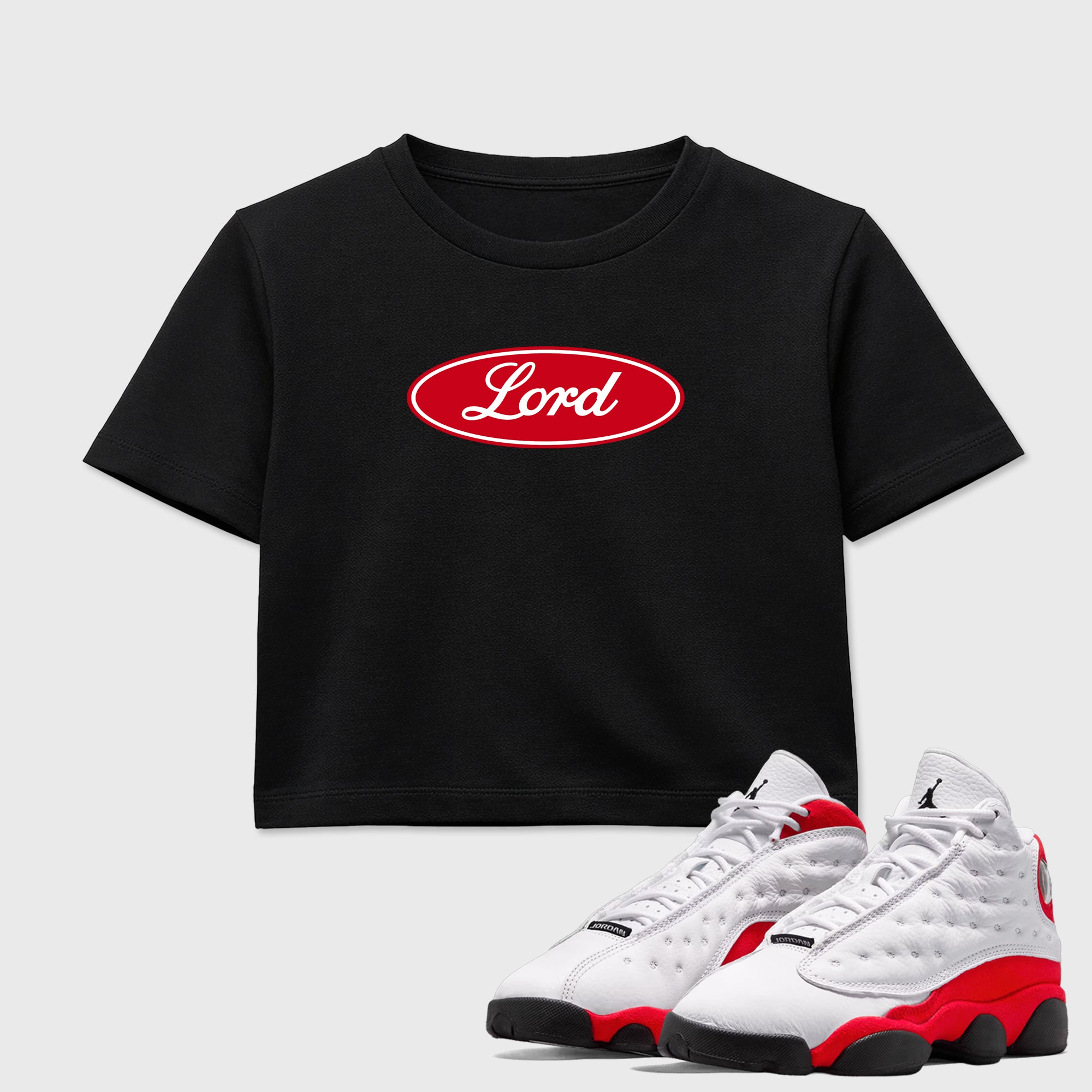 Lord SNRT Sneaker Women's Top - Air Jordan 13 University Red - SNRT Sneaker T-shirts