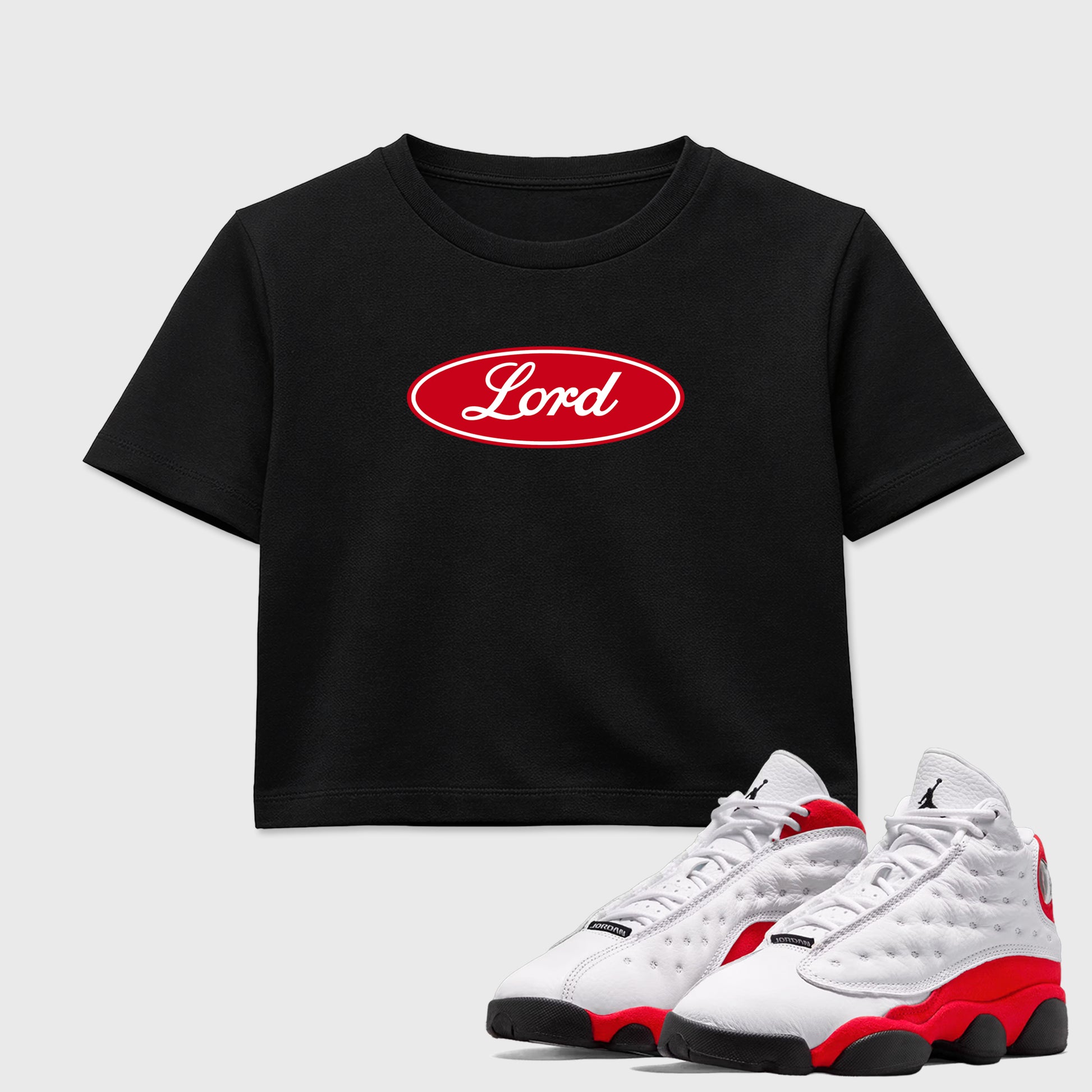 Lord SNRT Sneaker Women's Top - Air Jordan 13 University Red - SNRT Sneaker T-shirts