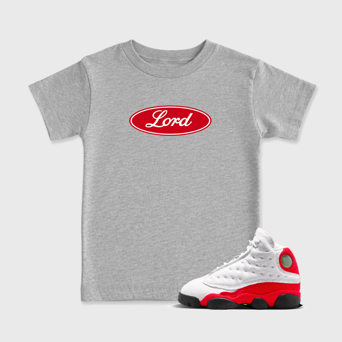 Lord SNRT Sneaker Tees Kids - Air Jordan 13 University Red - SNRT Sneaker T-shirts