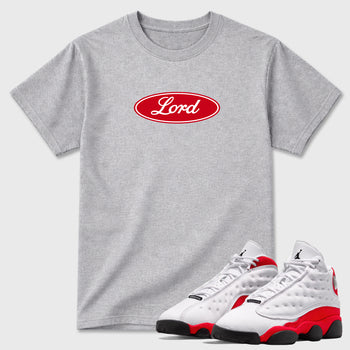 Lord SNRT Sneaker Tees - Air Jordan 13 University Red - SNRT Sneaker T-shirts