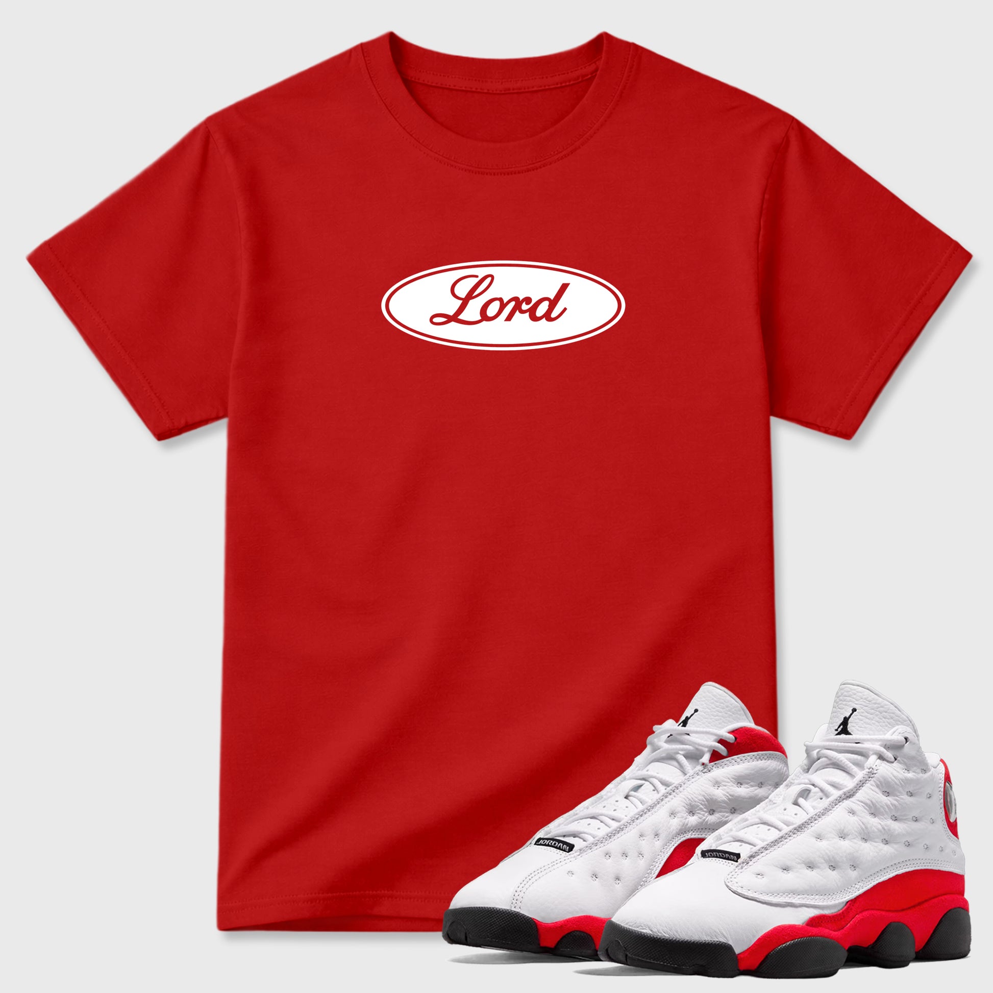 Lord SNRT Sneaker Tees - Air Jordan 13 University Red - SNRT Sneaker T-shirts