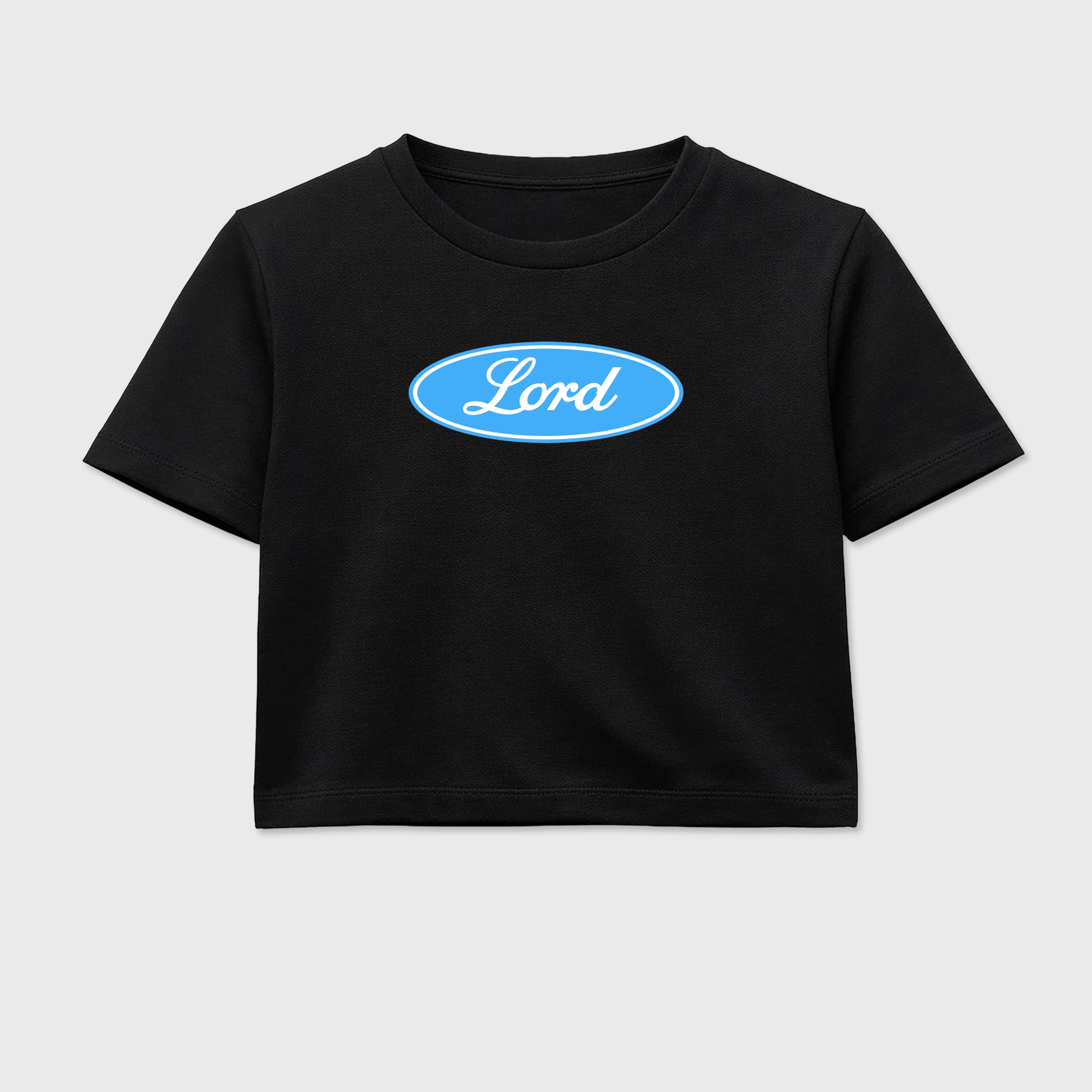 Sneaker match tees – Sneaker Tees To Match Air Jordan 14 University Blue Shoes – Lord Crop T-Shirt Black 2