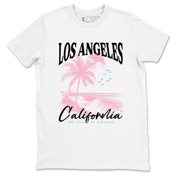 Sneaker match tees – Sneaker Tees To Match Air Jordan 5 35th Anniversary Shoes – Los Angeles California Tee White 2