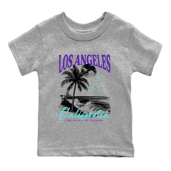 5s Grape shirts to match jordans Los Angeles California best t shirts to wear with jordans AJ 5 OG Grape match shoes to clothes SNRT Sneaker Tees Youth Baby Heather Grey 2 tee
