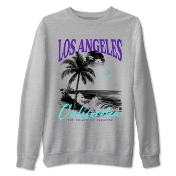 5s Grape shirts to match jordans Los Angeles California best t shirts to wear with jordans AJ 5 OG Grape match shoes to clothes SNRT Sneaker Tees unisex cotton Heather Grey 2 shirts