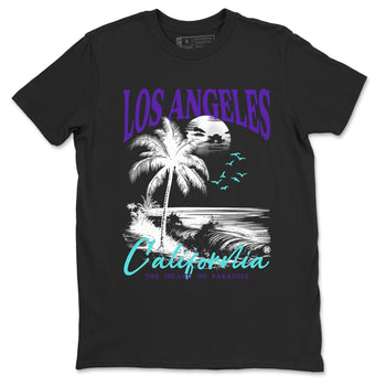 5s Grape shirts to match jordans Los Angeles California best t shirts to wear with jordans AJ 5 OG Grape match shoes to clothes SNRT Sneaker Tees unisex cotton Black 2 shirts
