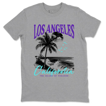 5s Grape shirts to match jordans Los Angeles California best t shirts to wear with jordans AJ 5 OG Grape match shoes to clothes SNRT Sneaker Tees unisex cotton Heather Grey 2 shirts