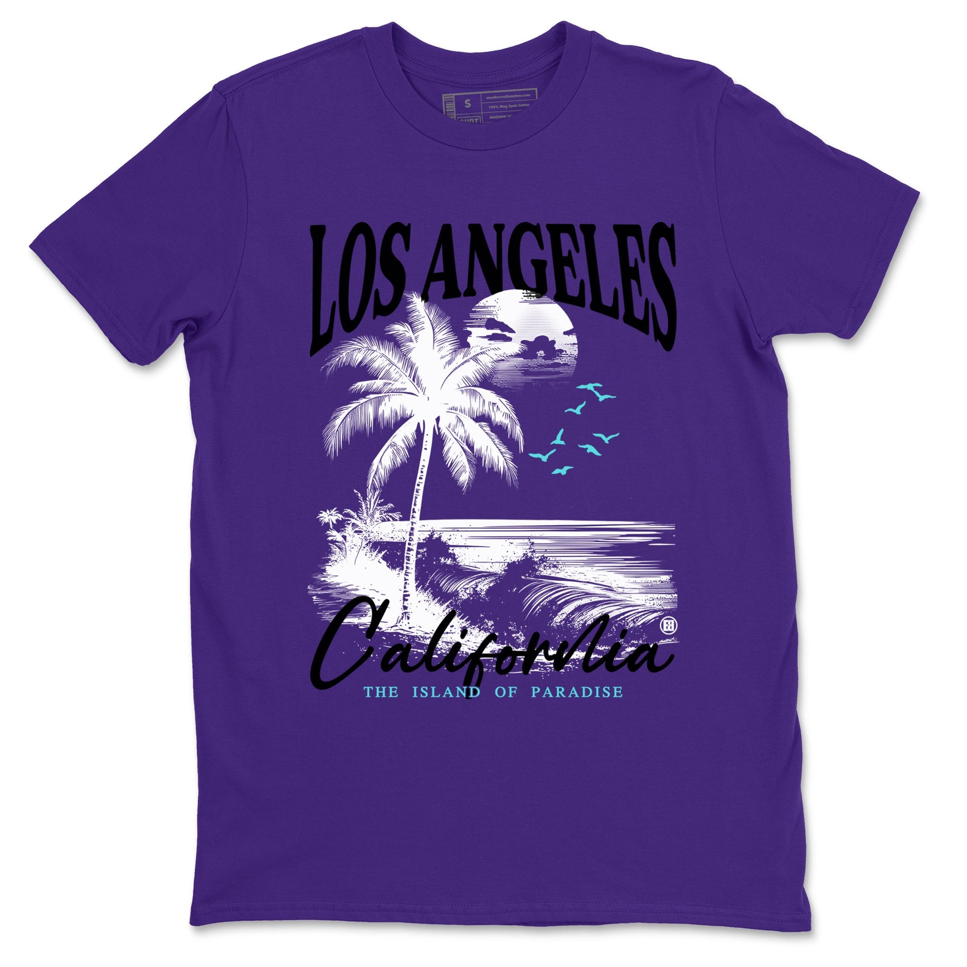 5s Grape shirts to match jordans Los Angeles California best t shirts to wear with jordans AJ 5 OG Grape match shoes to clothes SNRT Sneaker Tees unisex cotton Purple 2 shirts