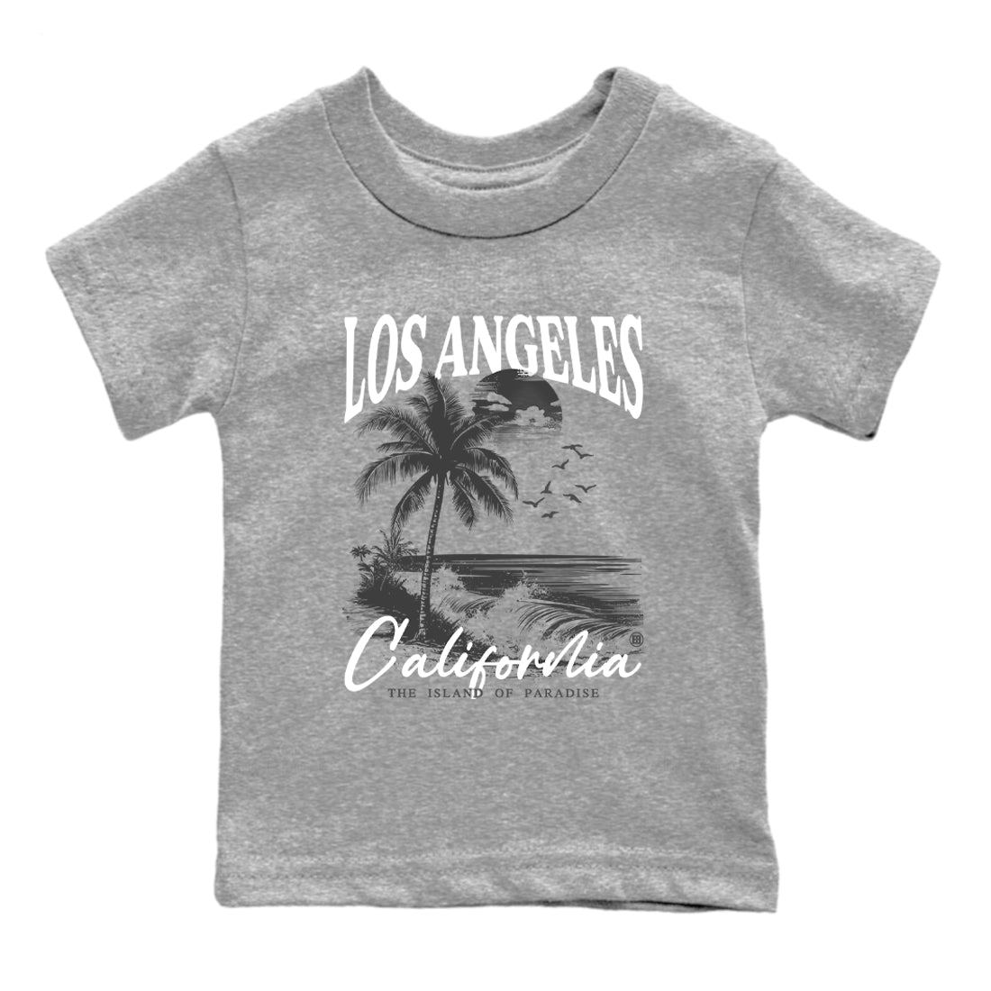 9s Cool Grey shirts to match jordans Los Angeles California best t shirts to wear with jordans AJ 9 Retro Cool Grey match shoes to clothes SNRT Sneaker Tees Youth Baby Heather Grey 2 tee