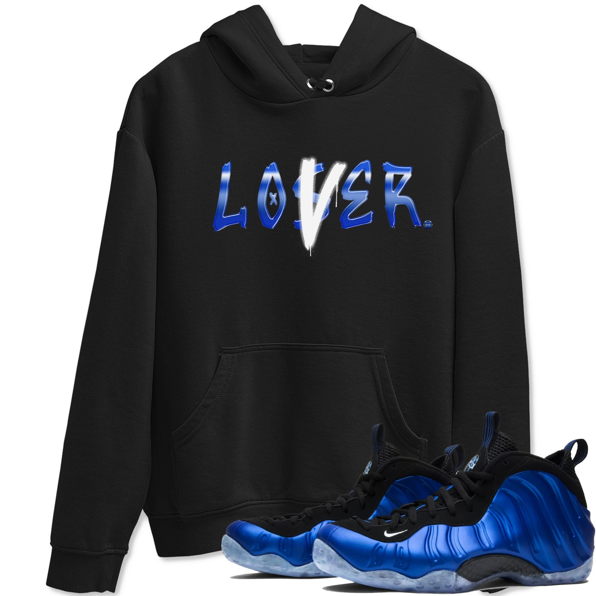 Air Foamposite One Royal shirts to match jordans Loser Lover sneaker match tees Air Foamposite One Royal SNRT Sneaker Release Tees unisex cotton Black 1 crew neck shirts