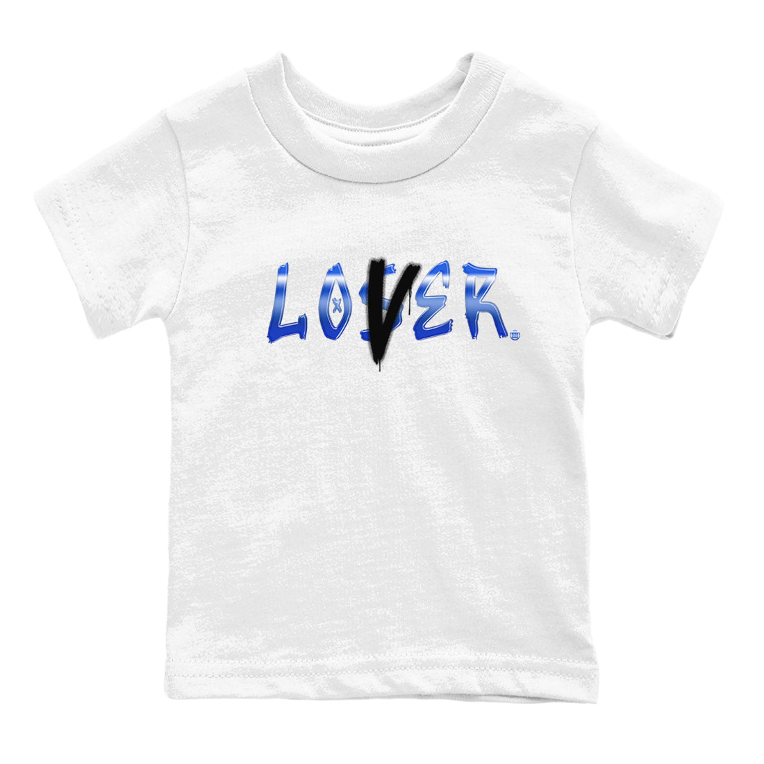 Air Foamposite One Royal shirts to match jordans Loser Lover sneaker match tees Air Foamposite One Royal SNRT Sneaker Release Tees Youth Baby White 2 crew neck shirts