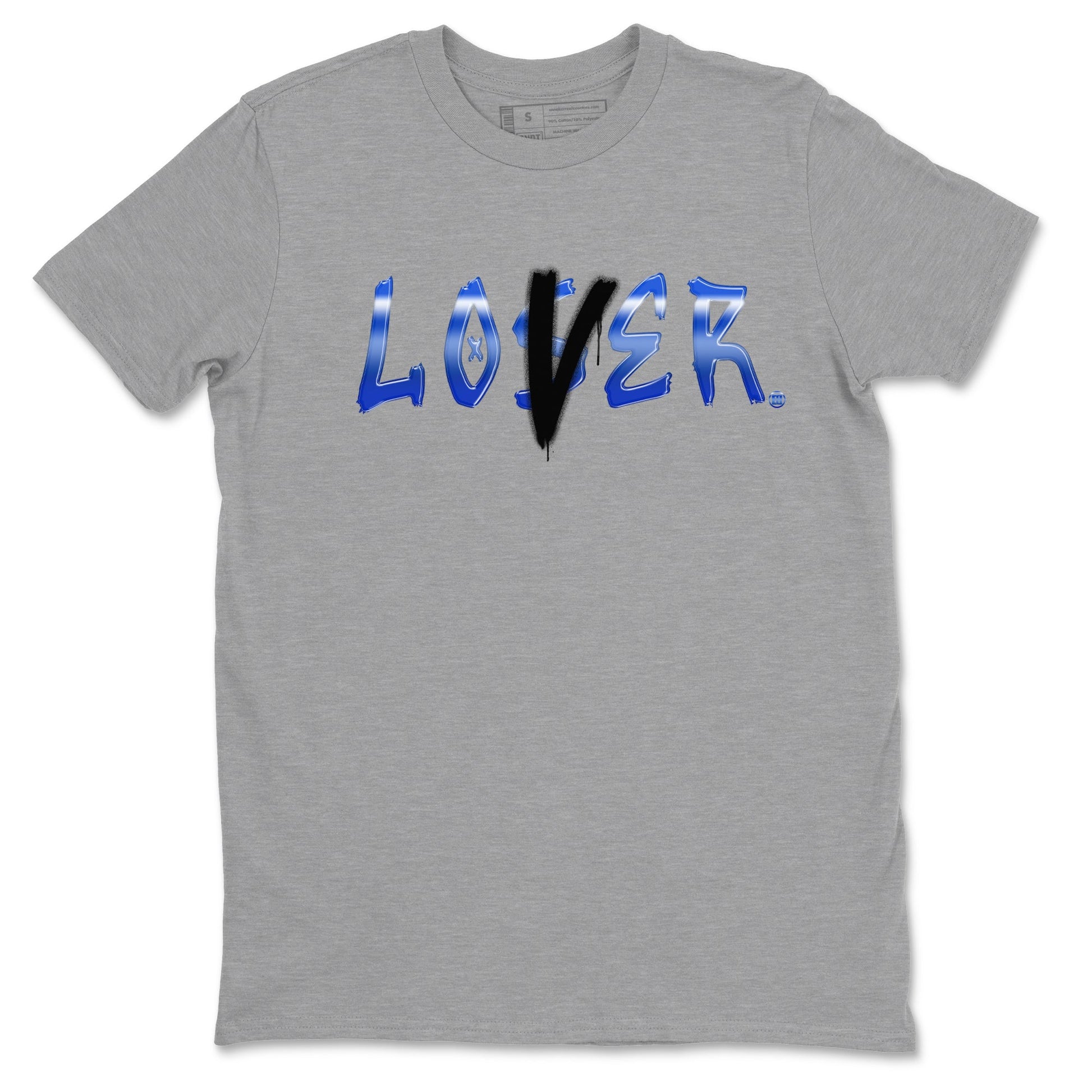 Air Foamposite One Royal shirts to match jordans Loser Lover sneaker match tees Air Foamposite One Royal SNRT Sneaker Release Tees unisex cotton Heather Grey 2 crew neck shirts