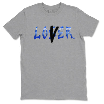 Air Foamposite One Royal shirts to match jordans Loser Lover sneaker match tees Air Foamposite One Royal SNRT Sneaker Release Tees unisex cotton Heather Grey 2 crew neck shirts