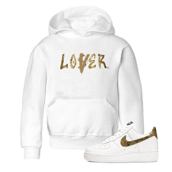 Air Force 1 Ivory Snake shirt to match jordans Loser Lover sneaker tees Air Force 1 Ivory Snake SNRT sneaker release tees baby toddler White 1 cotton Shirt