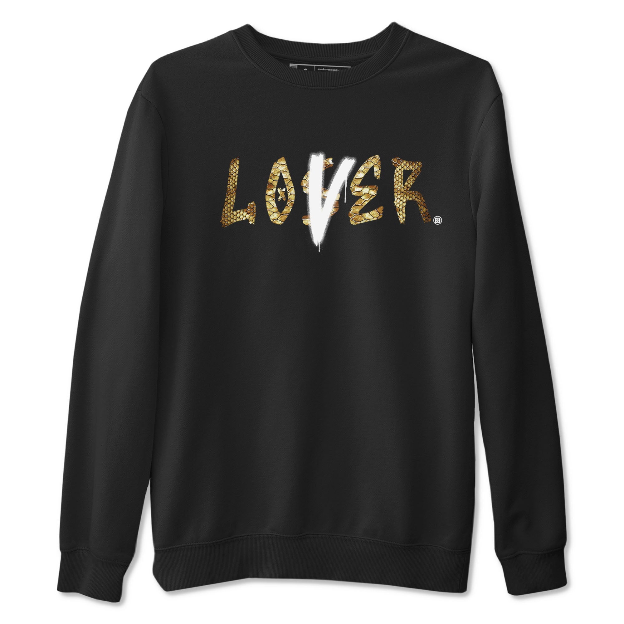 Air Force 1 Ivory Snake shirt to match jordans Loser Lover sneaker tees Air Force 1 Ivory Snake SNRT Sneaker Release Tees unisex cotton Black 2 crew neck shirt