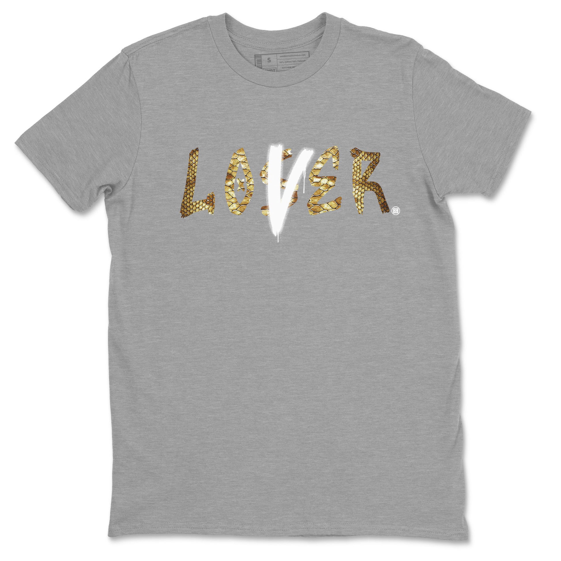 Air Force 1 Ivory Snake shirt to match jordans Loser Lover sneaker tees Air Force 1 Ivory Snake SNRT Sneaker Release Tees unisex cotton Heather Grey 2 crew neck shirt